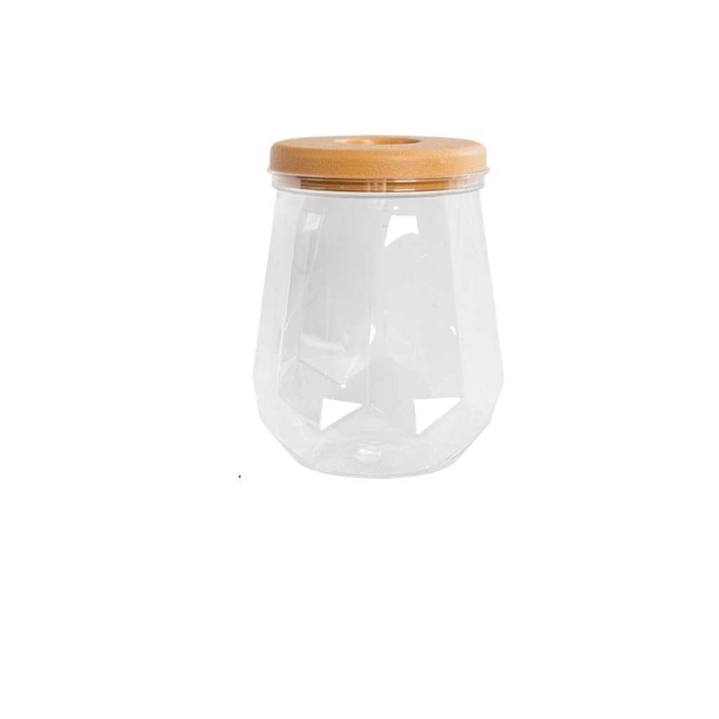 GELASIGE Flower Pots Simple Transparent Hydroponic Flower Pot Creative Small Potted Water-growing Green Plant Resin Flower Pot Outdoor Flower Pots(B)