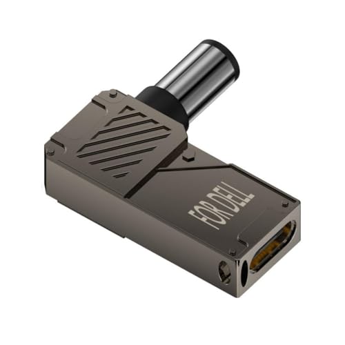 Image of 100W PD USB C to DC Adapter for DELL, Type-C Female to Male DC 7.4 x 5.0mm Barrel Jack Plug Converter, 100W 5A PD Portable Power Charger Connector for XPS L501x /L502x, Inspiron N Series