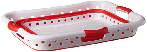 Image of Pop & Load Collapse & Store Large HipHolder 3 Handles laundry-baskets, RED