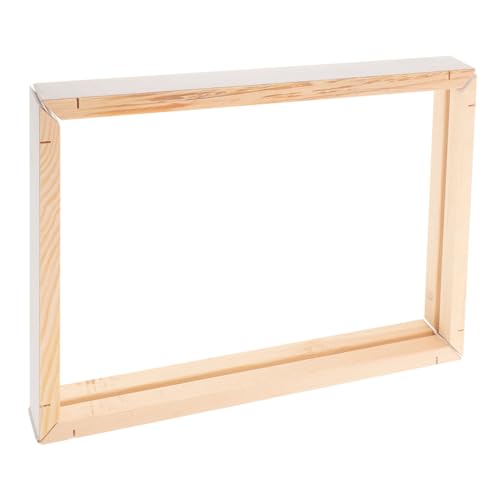 GARVALON Diy Wooden Stretcher Canvas Picture Frames for Oil Paintings Rustic Style Wall Hanging