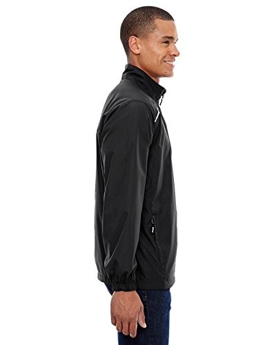 Ash City - Core 365 Men's Tall Motivate Unlined Lightweight Jacket XLT BLACK3