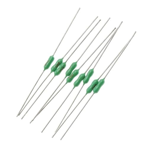 Fusible vert plomb 2.4x7mm avec résistance aux coups rapides de 63mA à 10A