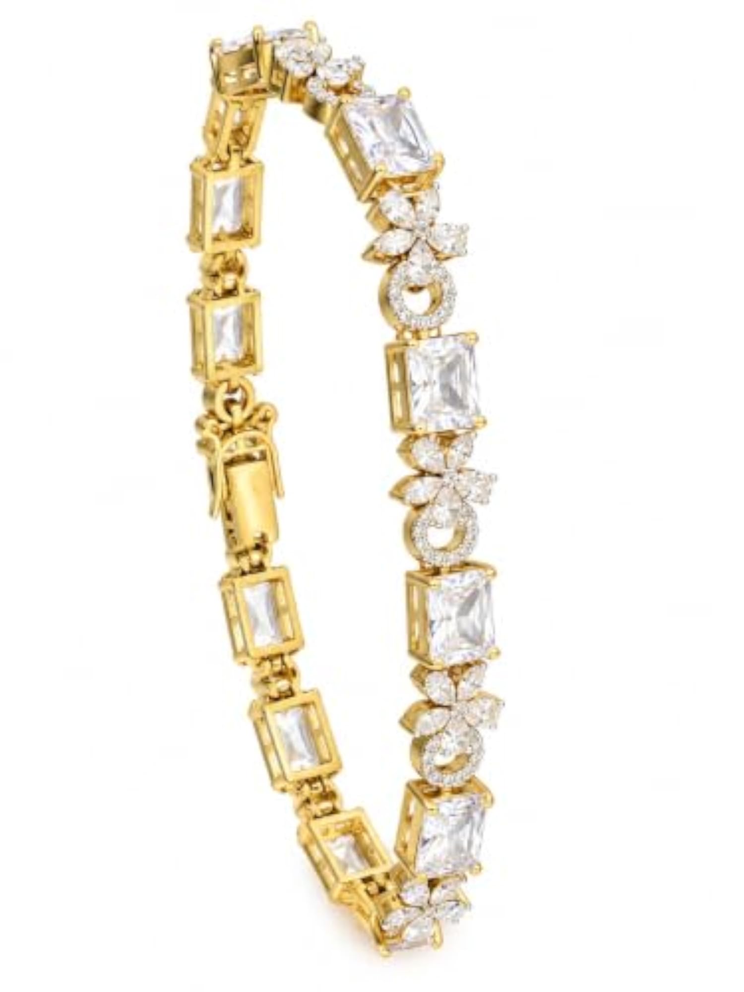 Women's Celeste Floral Tennis Bracelet