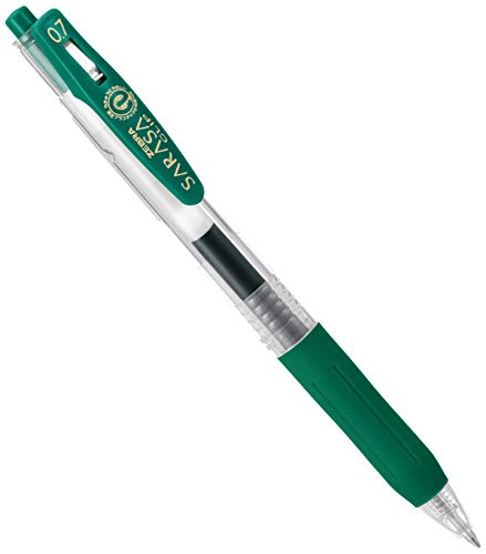 Image of Zebra Pen Zebra Sarasa Clip Pen 0.7 mm, Green (JJB15-G).