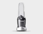 Nutri Bullet NB50100C Pro 1000 Single Serving Blender (1000W) 7 Piece Set, Dark Grey/Light Grey Skirt