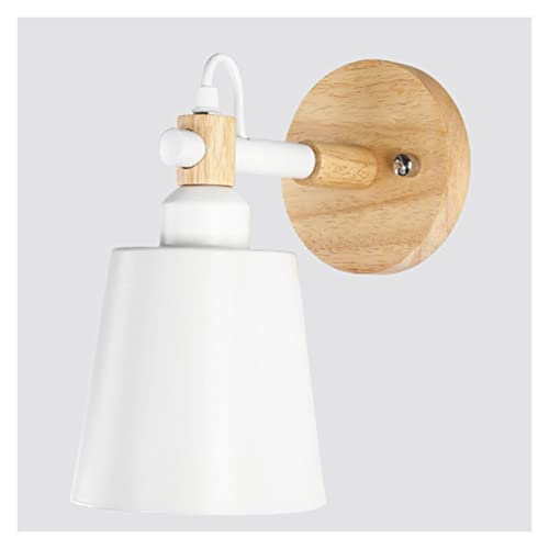 Lámparas de Pared y Apliques Lámpara de Pared nórdica Moderna de 1 luz Lámpara de Pared Macaron Apliques de Pared de Noche Ajustables, focos de Pared LED Iluminación de Pared Interior Lámpara de