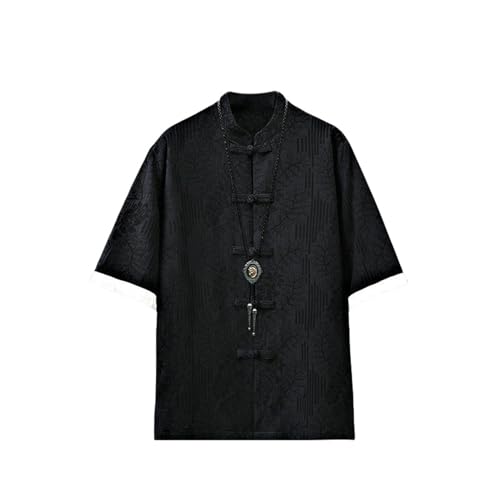 Chemise style chinois coton lin USTZFTBCL pour rester élégant sans transpirer