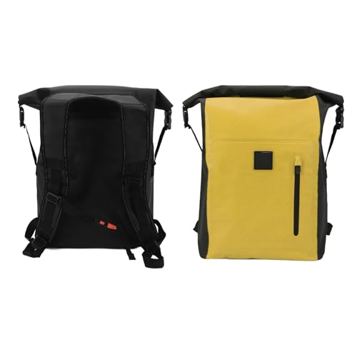 Mochila Bolsa seca impermeable de PVC, capacidad 25L, para kayak, pesca y camping, con costuras soldadas y cierre enrollable seguro miniatura 2