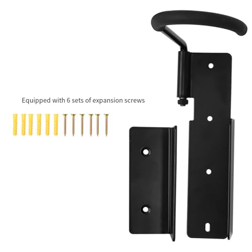 Soporte de pared para bicicletas pack de 2 colgadores giratorios para garaje 4