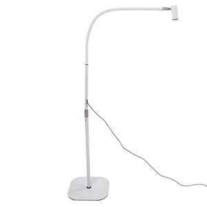 GOWENIC Adjustable Power LED Flash Cure Light, Gooseneck Nail Lamp with Bendable Hose, Foot Pedal Switch for Nail Gel Quick Drying, Eyelash Glue, UV Resin Curing, Nail Polish, Cash