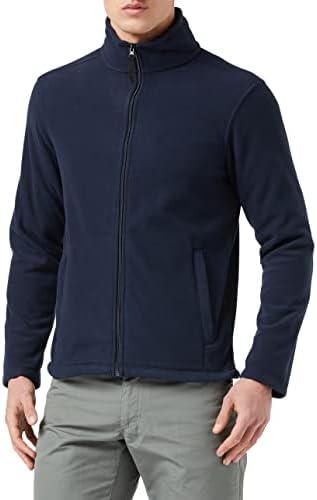 Zip Micro Fleece Jacket, Dark Navy 