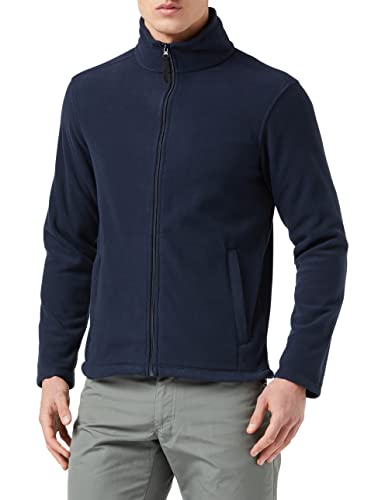 Regatta Mens Plain Micro Fleece Full Zip Jacket (Layer Lite) (XL) (Dark Navy)