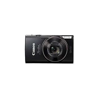 Canon PowerShot ELPH 360 Digital Camera w/ 12x Optical Zoom and Image Stabilization – Wi-Fi & NFC Enabled (Black)