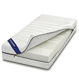 Mister Sandman Kaltschaummatratze 180x200 cm – Wendematratze H2/H3, 7-Zonen, 25 cm Höhe, atmungsaktiv, Waschbar Bezug, allergikergeeignet