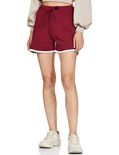 Image of Amazon Brand - Symbol Women's Cotton Blend Regular Fit Lounge Shorts (Pack of 2)