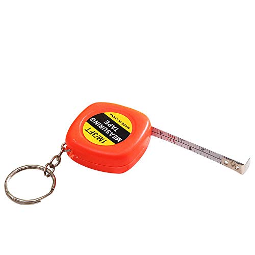 Mini cinta métrica portátil extensible 1m 3ft (2 piezas) miniatura 4