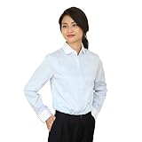 長袖 七分袖 レディースシャツ 丸襟 ブラウス 事務服 制服 ワイシャツ ビジネス リクルート トップス/alr-26-3L-round05-2016