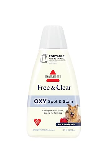 BISSELL Little Green PET OXY Spot & Stain Free & Clear Portable Deep Cleaner Formula, 32 fl. oz, 4310