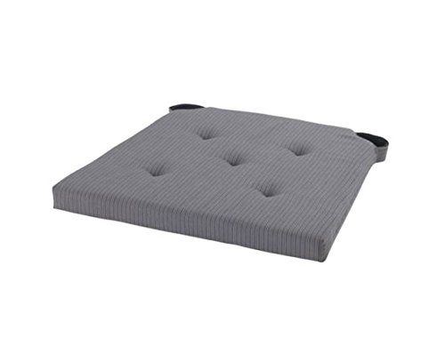 Ikea Justina Gray Chair Cushion Pad, Woven with Yarn , Reversible