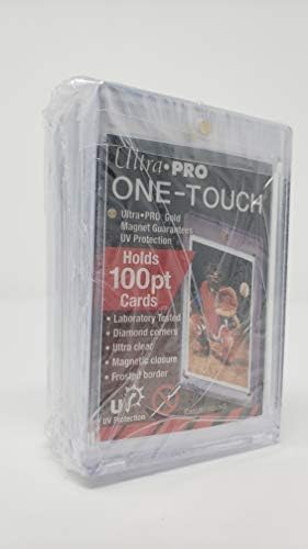 Ultra Pro 100pt Magnetic Card Holder Cases - Holds Thick Baseball, Football, Hockey Cards (Pack of 5)