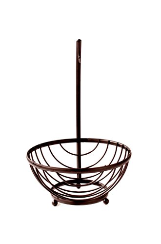 Spectrum Ashley Tree & Basket Hanger & Fruit Basket, Produce Saver Banana Holder & Open Wire Fruit Bowl For Kitchen Counter & Dining Table, Tree, Bronze #TOP1
