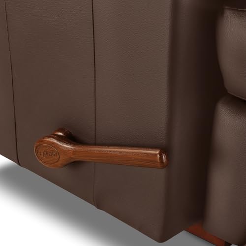 Image of LA Z BOY American Imported Cardinal Single Seater Manual Italian Leather Reclina Rocker Recliner Sofa | Premium Durable Iconic Comfort Home Design | Living Room Relax Seating Chair | Mocca