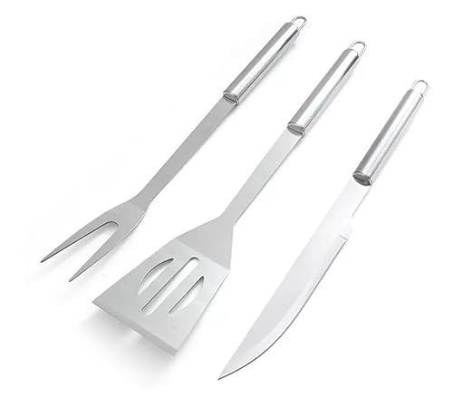 Kit Jogo Conjunto Faqueiro Churrasco Maleta Com 5 Peças