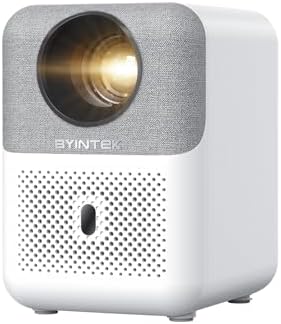 BYINTEK Projetor U4, Suporta 4K 1080P Full HD, Foco Automático, W...