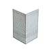 Produktbild innogard 6016-002  Eckverbinder Außen-Eck für Rasenkante  Alu-Zink  Beet-Einfassung, Korrosionsschutz, 20 cm Höhe