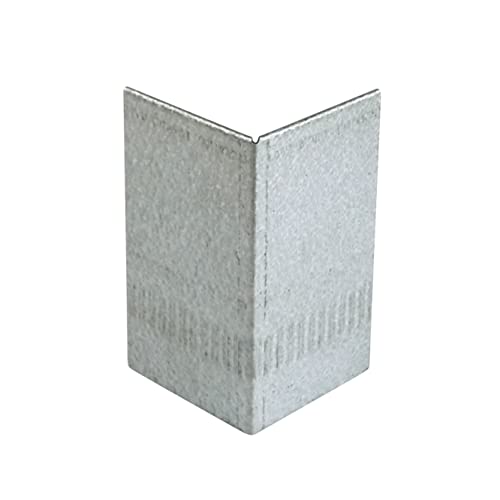 innogard 6016-002 – Eckverbinder Außen-Eck für Rasenkante – Alu-Zink – Beet-Einfassung, Korrosionsschutz, 20 cm Höhe