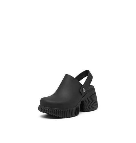 Bottes à talon Sorel ONA Streetworks femme en cuir noir pour le quotidien