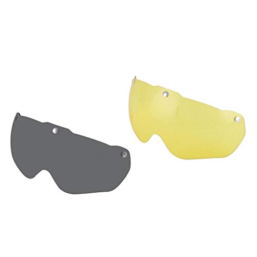 YIJU 2 Peças de Lentes de Reposição para Capacete de Ciclismo Elegantes óculos de Triatlo Anti-UV pa