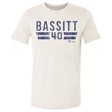 500 LEVEL Chris Bassitt Toronto Font Shirt (Natural, Medium)