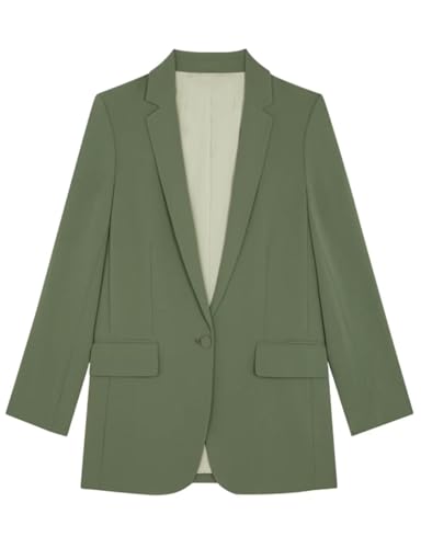 Blazer femme à un bouton veste de tailleur habillée et décontractée chic