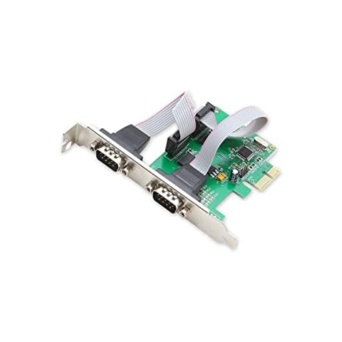 IO Crest 2 Port Serial PCI-e 1.0 x 1 with Full and Low Profile Brackets SI-PEX15037 Cover