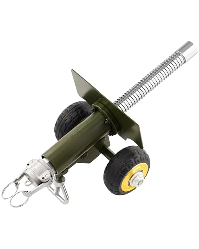 FAITIO Firecracker Cannon Stainless Steel Mini Cannon Model Shoots Firecrackers Military Collectible Ornaments Robust 4 lbs Construction Home Decor Collectible Vehicles Toy Gift Green