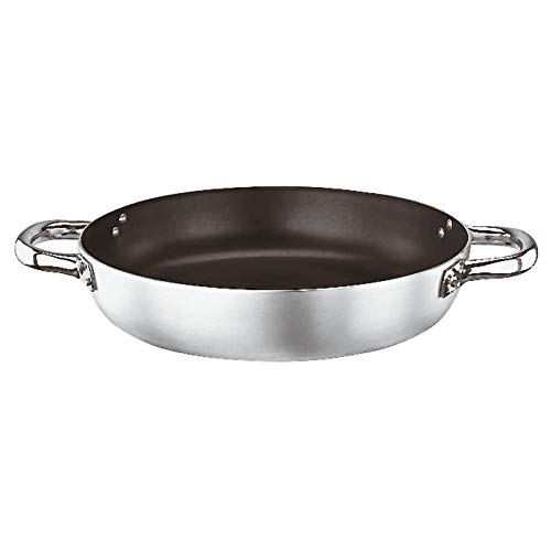 Sambonet Pizzaform Nieder 36 Cm, Blaublech, Für Knusprigen Pizzaboden – Robuste Backform