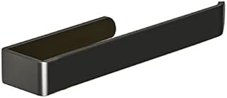 Towel Rail Wall Mounted, Black Self Adhesive Towel Rail, Aluminum Towel Rack for Bathroom, Kitchen, Toilet, No drilling Wall Towel Rack - 31.5 cm
