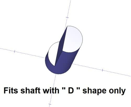 Miniatura 2 de #HF-9001D - Perilla de temporizador para después del mercado, nuevas piezas de repuesto para freidora de aire Paula Deen Eje en forma de D