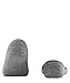 FALKE Women's Step Medium Cut No Show Socks, Light and Cool, Sustainable Cotton, Non Slip Heel Grip, Skin Friendly, Grey (Light Grey Melange 3390), 6.5-7.5, 1 Pair