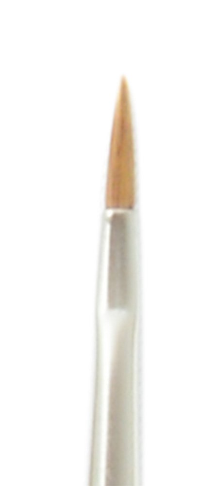 da Vinci Oil & Acrylic Series 1865 Paint Brush, Filbert Light Ox Hair Sabeline with Maroon Handle, Size 1