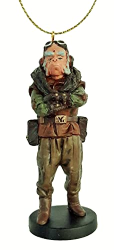 Kuiil From Tv Series Mandalorian Saga Figurine Holiday Christmas Tree Ornament - Limited Availability - New For 2021,Green, Brown And Black,3.25Inch Tall X 1.25Inch Wide X 1.5Inch Deep #TOP19