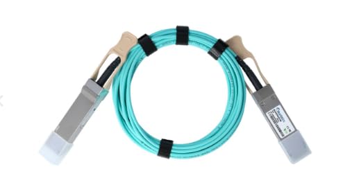 BlueOptics Kompatibles Intel QSFP-100G-AOC-3M QSFP28 Aktives Optisches Kabel (AOC), 100GBASE-SR4, Ethernet, Infiniband, 3 Meter (Q28-AOC-3M-IT-BO) Brand