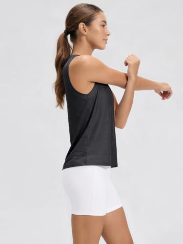 Image of ODODOS Women's Performance Tank Ultra Soft odSTRATUM Tech Sleeveless Tee Shirts High Crew Neck Pullover Top