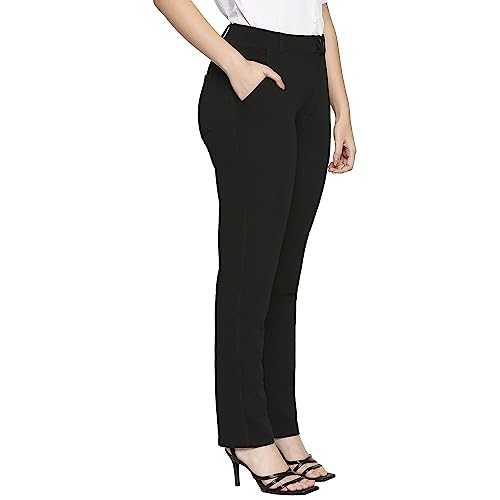 Image of Smarty Pants Women's Cotton Straight fit Formal Trouser