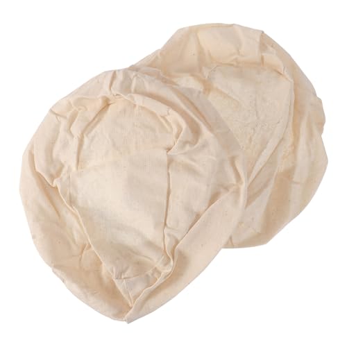 MUELODSIC 2 STÜCK Ovaler Brotkorb Stoffbezug Langlebige Gärkörbchen Abdeckung für Teig und Gebäck Einfache Reinigung und Platzsparend für Heim backzubehör und Bäckerbedarf