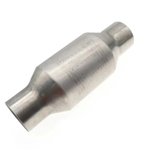 Front Catalytic Converter Car Catalytic Converters 2.5" Universal Car Catalytic Converter Exhaust Systems Muffler Length 11" 400 Ceramic/200 Cell Metallic Substrate(200 cell Metallic)