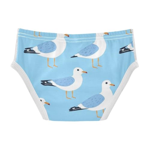 Wusikd Seagull Boys' Underwear Cotton Cute Boys Briefs Soft Toddler Underwear 2T2