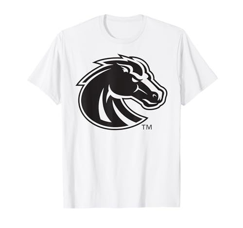 Boise State Broncos Two Tone White Officially Licensed T-Shirt