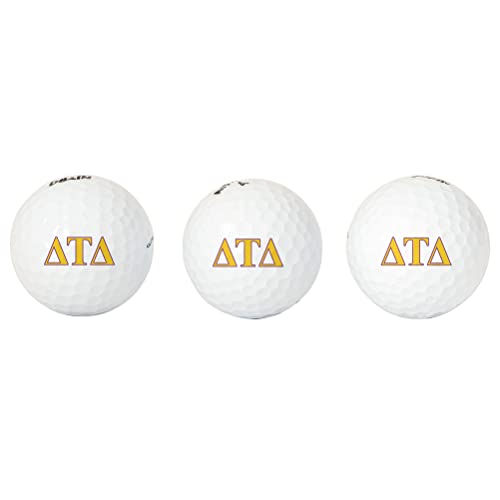 Desert Cactus Delta Tau Delta Golf Balls 3 Pack Full Color Golf Ball (Letter)